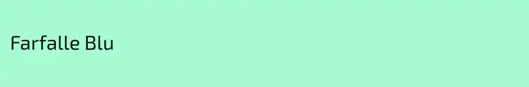 Farfalle Blu